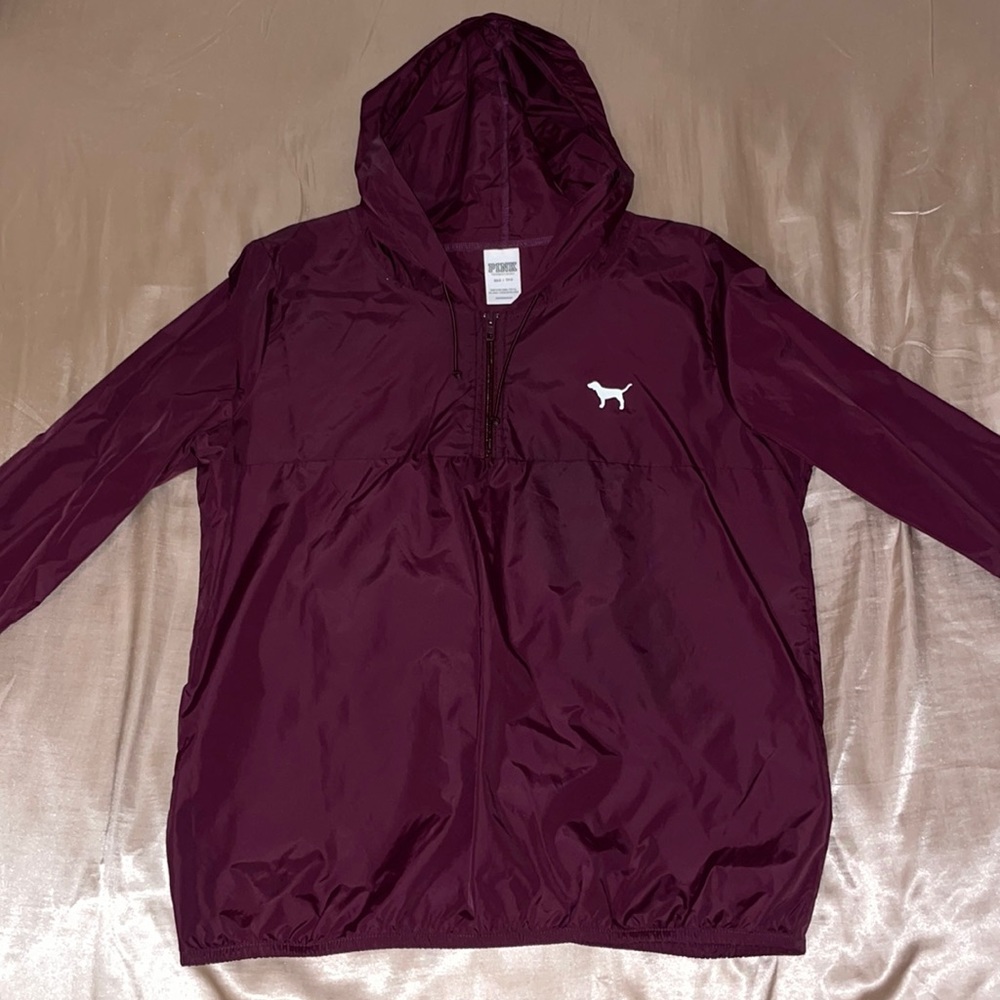 Maroon Pink Windbreaker
